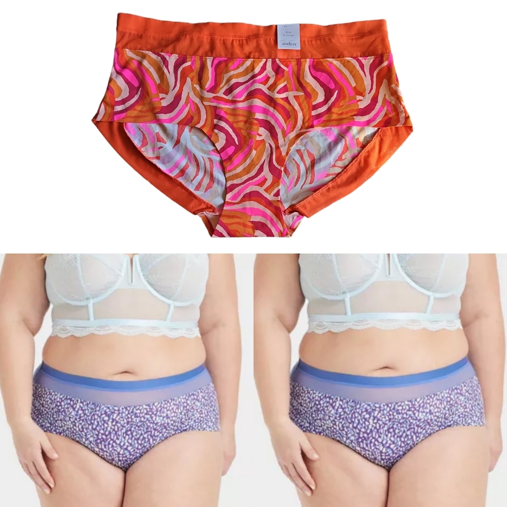 Bundle 3 Micro and Mesh Briefs - Auden